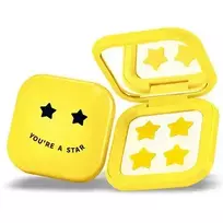 Biovene Biovène Pimple Star Patches  AND  Mirror Case - Set of yellow patches (32 pcs)