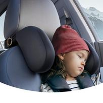 Tamsiai juoda A10 automobilio galvos atrama, tvirtinama 1 mygtuku