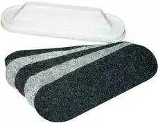 Franken U-Act! Line Z1934 magnetinis baltosios lentos trintukas, 130 x 40 x 35 mm, pilkas