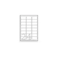 Adresų etiketės Avery Zweckform J8159-25 – baltos, rašaliniam spausdintuvui, 63,5×33,9 mm, 600 etikečių (25 lapai)