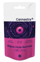 Cannastra CBD kanapių žiedai „Black Hole Berries“ – 25 % CBD