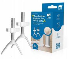 Adapteris Sipo SBS30AW, balta sp., 2 vnt.