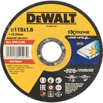 Pjovimo diskas DeWalt DT43905-QZ INOX metalui, 115 x 1.6 x 22,23 mm