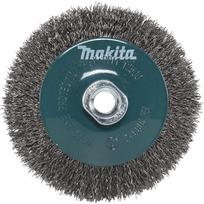Makita D-39849 kūginis vielinis šepetys kampiniam šlifuokliui, 115 mm, M14