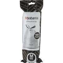 Brabantia PerfectFit šiukšlių maišai Bo, M kodas, 60 l, 10 vnt., balti