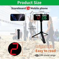 Yz led nešiojama elektroninė rezultatų suvestinė futbolui, cornhole skaičiavimo lenta, stalo teniso skaitiklis, teniso rezultatų suvestinė, skaitmeninė rezultatų suvestinė tinkliniui, krepšiniui, badmintonui, biliardo sportui vidaus ir lauko sąlygomis