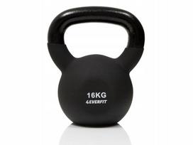 4everfit Kettlebell 16kg Svarstis Hantelis Ketinis su neopreno danga