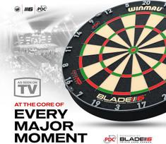 Winmau Blade 6 Triple Core Carbon profesionalus klasikinis šerių smiginio lentos