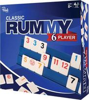 Point Games Rummy Cube Edition rinkinys 6 žaidėjams - klasikinis šeimos žaidimas nuo 8 metų su daugiau žetonų, šeši stovai - idealus vaikams, suaugusiems ir šeimos žaidimų vakarui
