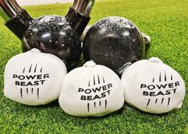 Power Beast 3 x magnio kreidos kamuoliukai, 60 g, magnio kreida, kreida laipiojimui, riedlenčių sportui, laipiojimui, fitnesui, crossfit, sporto salei, gimnastikai, šokiui ant stulpo, kalistenikai, sunkumų kilnojimui, šokiui ant stulpo.