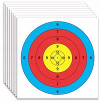 Zenweapons popierinis lankininkystės taikinys 40x40 cm 10 vnt. šaudymo treniruotėms