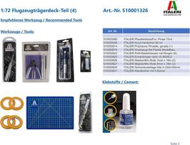 Italeri 1:72 1326 Carrier Deck Section modelio rinkinys