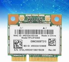 Rtl8723ae belaidžio tinklo plokštė Half Pci-e (pci Express) Wifi Wifi adapteris 802.11n + Bluetooth 4.0 tinklo adapteris nešiojamiems kompiuteriams
