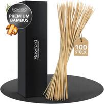 Rawford 100 iešmelių rinkinys laužui - ypač ilgi (90 cm) pagaliukai duonai, zefyrams ir kt. - universalūs bambukiniai pagaliukai - itin stabilūs ir patvarūs mediniai iešmeliai kepsninei