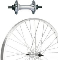 Ecovelo priekinis ratlankis 26 x 1.75 colio beretta dviračiui mtb city bike aliuminis/plienas, montavimo veržlės įtrauktos