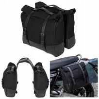 Šoninės medžiaginės krepšiai motociklui 2x10l, 2 vnt. komplektas