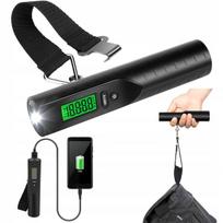 Kelioninė bagažo svarstyklė žibintuvėlis powerbank led 50kg