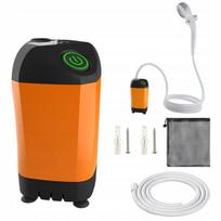 Elektrinis turistinis dušas su pompa, akumuliatorius 4800mah, lcd ekranas, nešiojamas