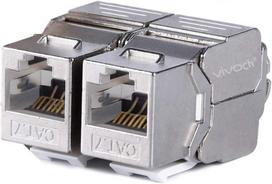 Cat7 Rj45 Ftp įrankių nereikalaujantis cinko lydinio modulis ekranuotas keystone lizdo adapteris 10 gigabitų modulinis lizdas (5 vnt./pakuotė)
