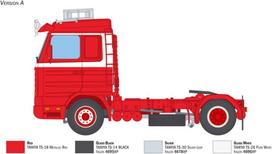 Italeri 3950 1:24 Scania 143m 500 Streamline 4x2 modeliavimo rinkinys, statinis modeliavimas, rankdarbiai, hobis, klijavimas, plastikinis rinkinys, detalus daugiaspalvis
