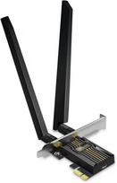 Tp-link archer tbe552e wifi plokštė kompiuteriui, trijų dažnių be9300 wi-fi 7 bluetooth 5.4 pcie adapteris, wpa3, tik windows 11 (64 bitų)