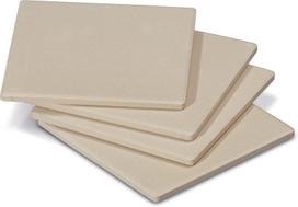 Enders® Picos Akmenys 8811, 4 stačiakampių grilio priedų rinkinys, skirtas dujiniam griliui, 19 cm x 19 cm, smėlio spalvos
