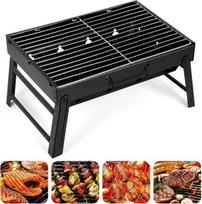 Agm anglinis grilis iškyloms, nerūdijančio plieno mažas grilis, nešiojamas kempingo grilis, nuimami bbq griliai sodo vakarėliams ir kt.