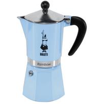 Bialetti Rainbow geizerinis kavinukas, 6 puodeliai, 270 ml, šviesiai mėlyna