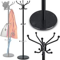 Massido pastatoma drabužių kabykla su marmuriniu pagrindu, 176 cm
