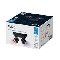 Lampa sufitowa Signify WiZ IMAGEO 4erSpots Deckenleu quadrat Tunable Baltas&Color Schw
