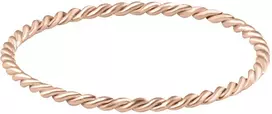 Troli Minimalist auksinis-plated Rose Gold ring