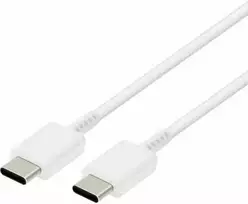 Kabelis USB Samsung USB-C - USB-C 1 m Baltas (EP-DA705BWEOEM)