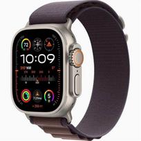 Apple Watch Ultra 2 MRET3EL/A 49mm titano korpusas, Alpine Loop M, indigo