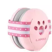 LAMAX BabyMuffs1 Rožiniai – vaikiškos apsauginės ausinės nuo triukšmo