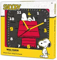Kids Licensing KIDS Laikrodis ścienny Na ścianę Snoopy vaikams Dziecka 25cm Analogowy Oryginalny / Pt00021 (SB12238)