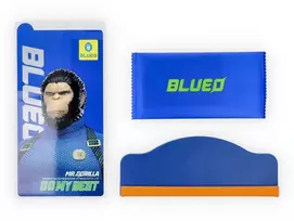 Blueo Szkło Hartowane 5D do Samsung FOLD 7 / FOLD 8 ULTRA Mr. Monkey Glass juoda (Foldable Inner Screen Protector)