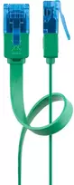 Goobay CAT 6A plokščias tinklo kabelis U/UTP, žalias, 0,5 m, Cat6a, U/UTP (UTP), RJ-45, RJ-45, žalias