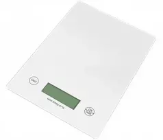 Rosberg Virtuvinės svarstyklės, 5kg., 2xAAA baterijos (nepridedamos), LCD ekranas, Baltas, 5RP51651KW, Rosb