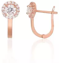 Diamond Sky Jewelry Auksiniai auskarai su cirkoniais „Juno Gold V“