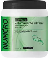 Numero Volumising Mask With Acai plaukų kaukė suteikianti apimtį su acai uogomis 1000ml