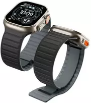 Spigen „Athlex Air M“ išmaniojo laikrodžio dėklas „Apple Watch“ 8/9/10/11/SE/Ultra (44/45/46/49 mm) | juoda/pilka