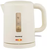 Elektrinis virdulys, turistinis, kreminė, 1,0l, klausberg, kb-9047
