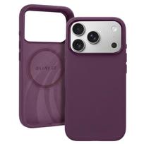 Liavec šilkinis dėklas su metaliniu kameros rėmeliu, skirtas iPhone 18 Pro Max/17 Pro Max, violetinis