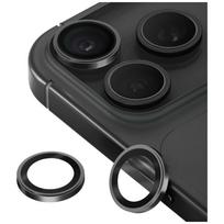 UNIQ Optix Prime fotoaparato objektyvo apsauga, skirta iPhone 18 Pro / iPhone 18 Pro Max, grafito spalvos
