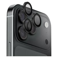 UNIQ Optix AluGuard (DX2) fotoaparato objektyvo apsauga, skirta iPhone 18 Pro / iPhone 18 Pro Max, juoda