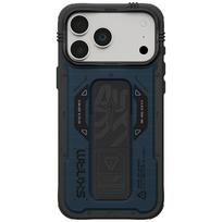 Dėklas Skinarma Phantom MagSafe + laikiklis su stovu, skirtas iPhone 18 Pro Max / 17 Pro Max, mėlynas