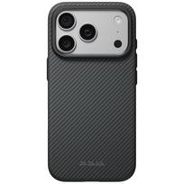 PITAKA Summa dėklas, skirtas iPhone 18 Pro / 17 Pro, juoda-pilka