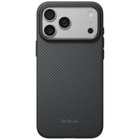 PITAKA Summa dėklas, skirtas iPhone 18 Pro Max / 17 Pro Max, juodas-pilkas