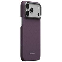 Dėklas PITAKA Edge PTK Weaving-Charoite MagSafe, skirtas iPhone 18 Pro Max / 17 Pro Max, violetinis