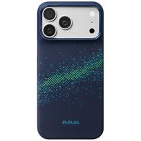 Dėklas PITAKA Edge Milky Way Galaxy 2.0, skirtas iPhone 18 Pro Max / 17 Pro Max, Nearfield Blue